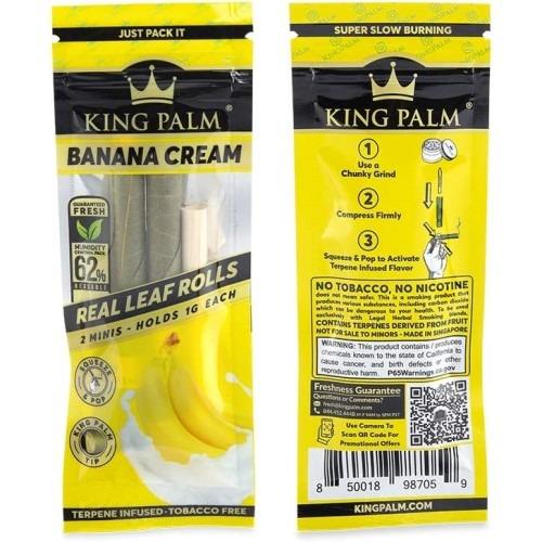 King Palm Leaf Rolls- Banana Cream Mini Amazon