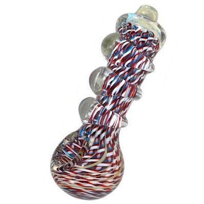 Coloured Glass Pipe (3D Swirl)