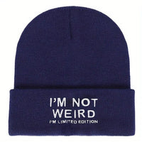 I'm Not Weird Beanie- Blue