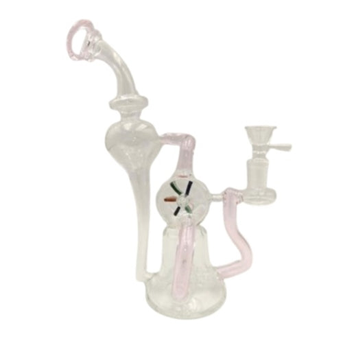 Mini Wheel Recycler Dab Rig (24cm)
