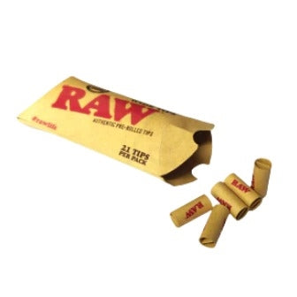 RAW Pre-Rolled Wide Tips 21pk Cig Corp