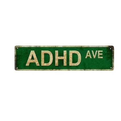 ADHD Retro Sign