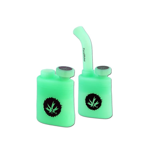 Piecemaker Klutch Silicone Pipe- Glow Near Dark