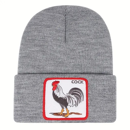Cock Beanie- Grey Temu