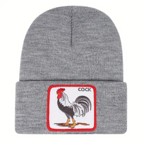 Cock Beanie- Grey