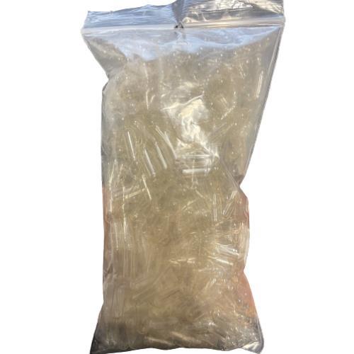 Size 2 Clear Caps 500pk Capsulcn