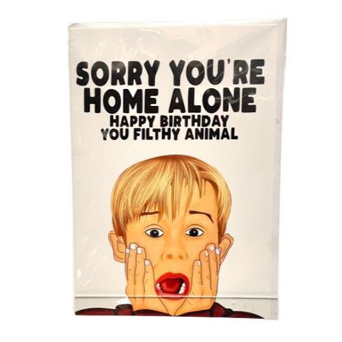 Home Alone Bday Card William Valentine