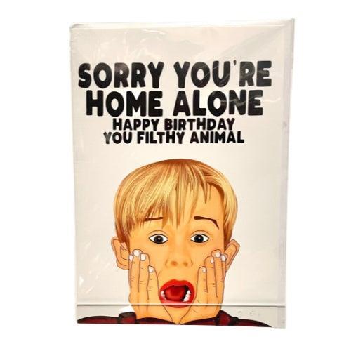 Home Alone Bday Card