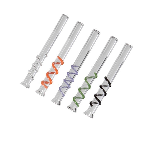 Glass Tube w/ Spiral- 70mm