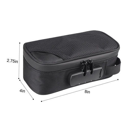 Black Smell Proof Case w/Lock