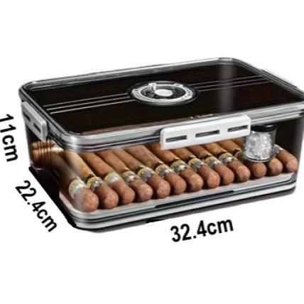 Humidor Case w/ Hygrometer- Small Temu