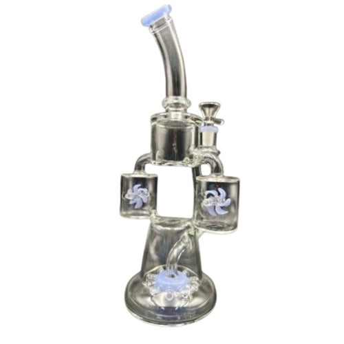 Wheel Perc Recycler- 30cm Xu Bongs