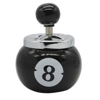 Ceramic 8-Ball Ashtray