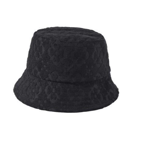 Clover Print Bucket- Black