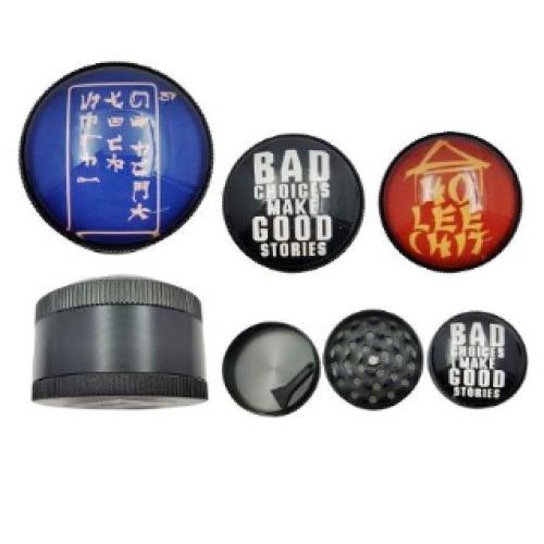 3pc Laser-Cut Funny Grinder Trio Trading