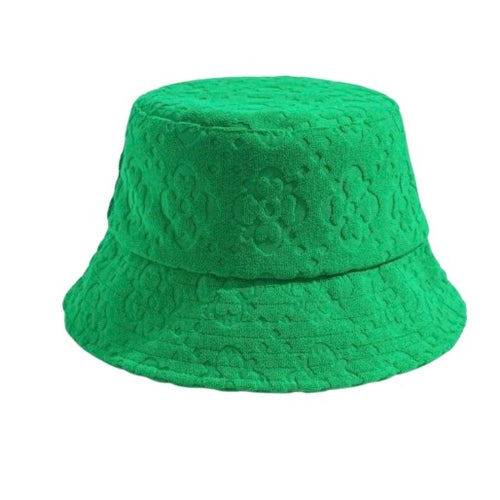 Clover Print Bucket- Green