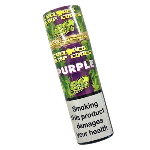 Cyclone Hemp Blunts 2pk- Purple (Grape) MRK
