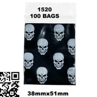 Printed Bags 38x51mm (1520)- Skull