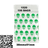 Printed Bags 38x51mm (1520)- Alien