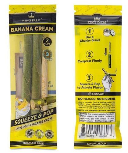 King Palm Leaf Rolls- Banana Cream Amazon