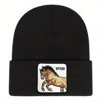 Stud Beanie- Black