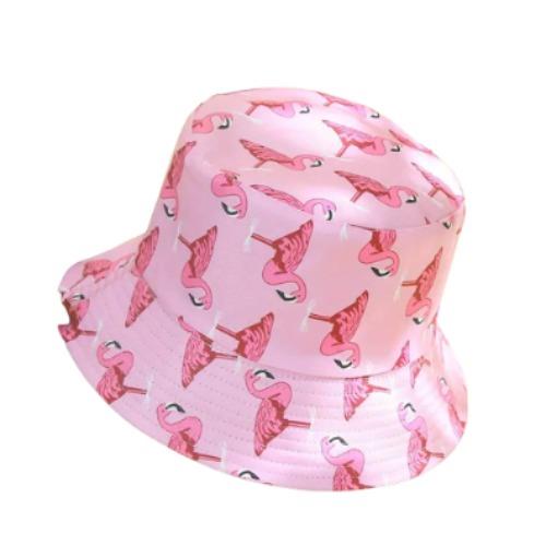 Flamingo Bucket Hat- Pink Temu