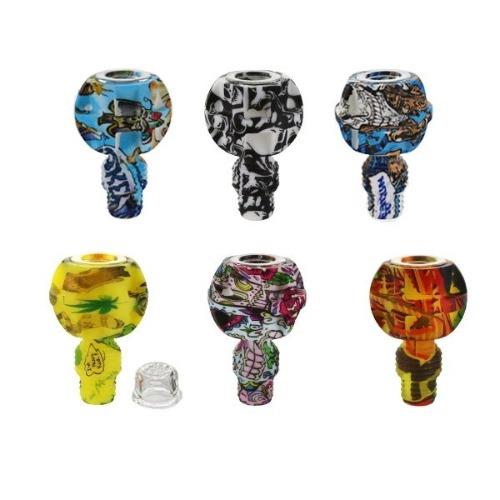Silicone/Glass Cone Piece– 6cm Down Under Wholesalers