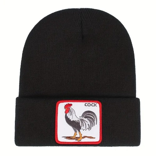 Cock Beanie- Black Temu