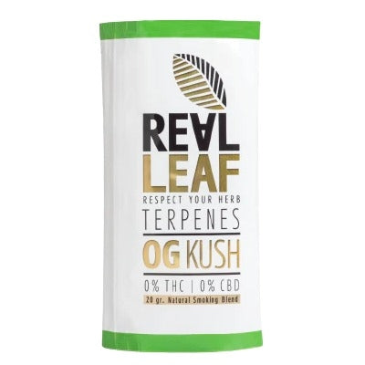 Real Leaf Terpenes Herbal Blend OG Kush 20g Cig Corp