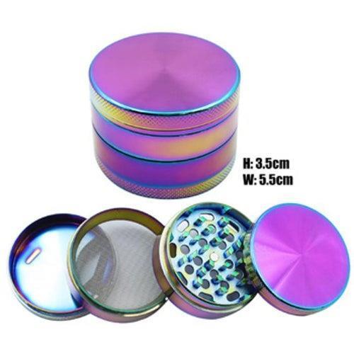 SA Pro 4pc Laser-Cut Grinder- Rainbow L Trio Trading