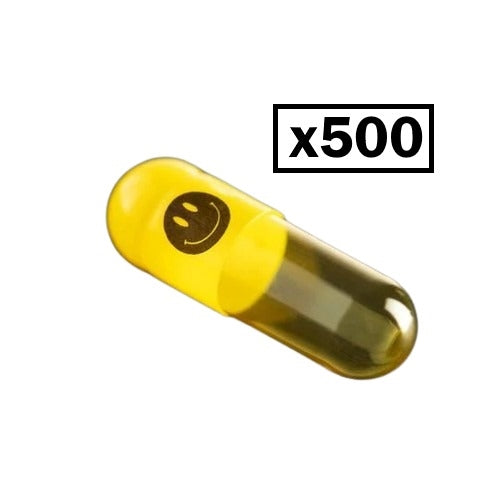 500pk Smiley Gel Caps Size 0