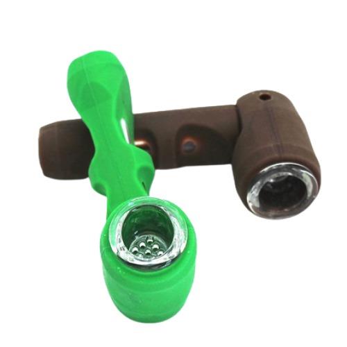 Silicone/Glass Hammer Pipe DHGate