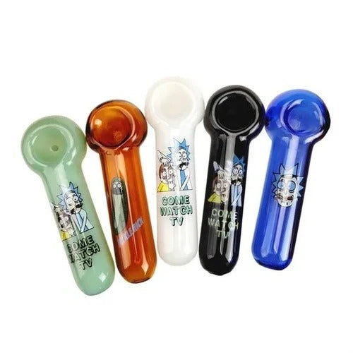 Rick & Morty Glass Pipes 12cm Cig Corp