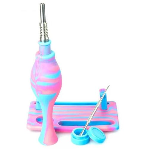 Silicone/Titanium Nectar Collector Kit- 14mm Down Under Wholesalers