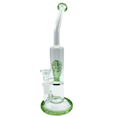 Green Skull Glass Oil Pourer Cig Corp