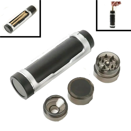 Rotary Grinder & Cone Case- Silver Temu