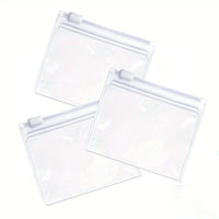 3pk Mini Zipper Acrylic Pouch (7x7cm)