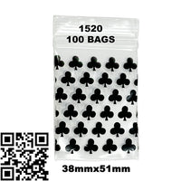 Printed Bags 38x51mm (1520)- Club