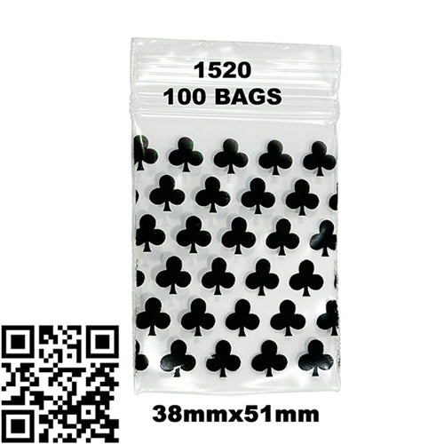 Printed Bags 38x51mm (1520)- Club