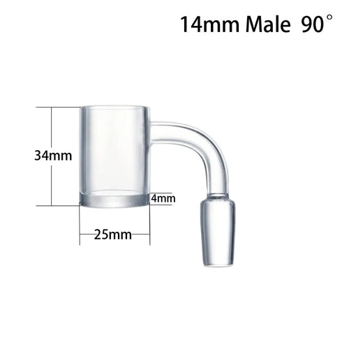 25mm Quartz Banger 14mm M 90° DHGate