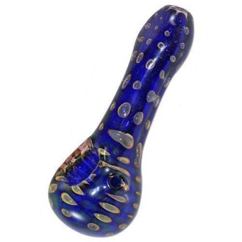 Coloured Glass Pipe (Deep Purple)