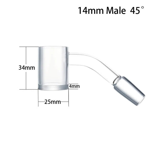25mm Quartz Banger 14mm M 45° DHGate