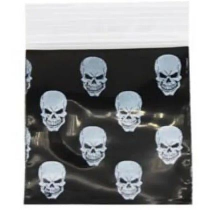 Pattern Bags, 38x38mm- Skull Trio Trading