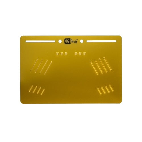 OG The Platter Snuff Board- Gold OG Snuff