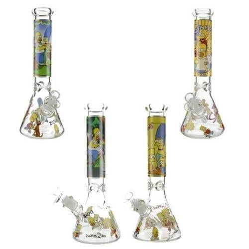 The Simpsons Portrait Glass Beaker- 25cm JD Suppliers