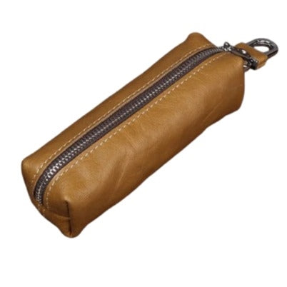 Cow Leather Zipped Case 14.5cm