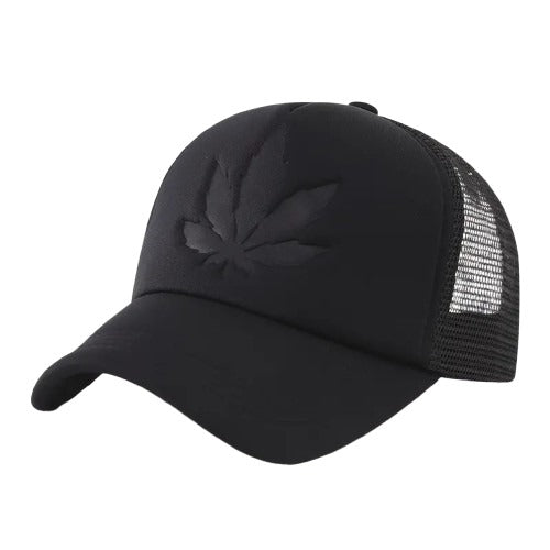 Leaf Cap- Black Temu