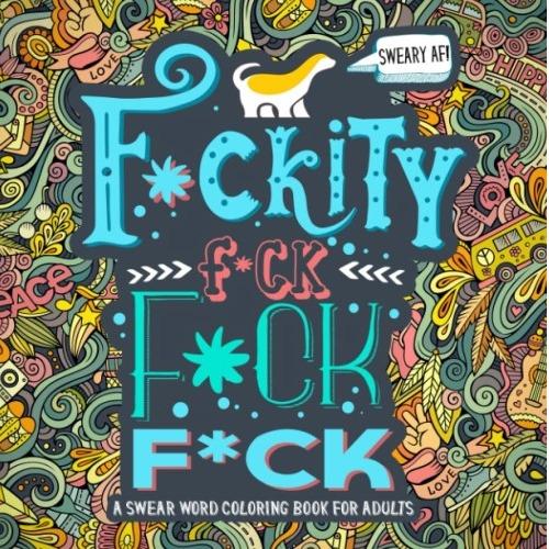 F*ckity Adult Colouring Book Set Amazon