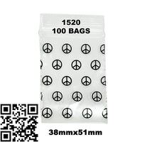 Printed Bags 38x51mm (1520)- Peace