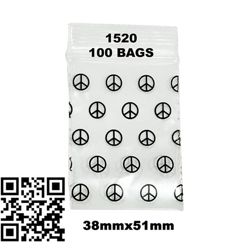 Printed Bags 38x51mm (1520)- Peace